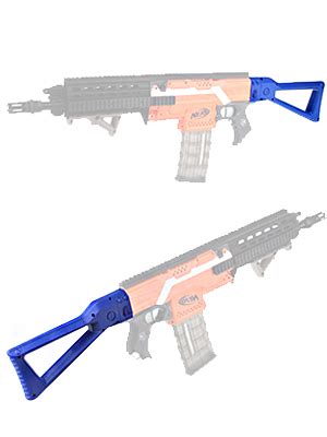 nerf stock|WORKER AK Style Shoulder Stock for nerf N.